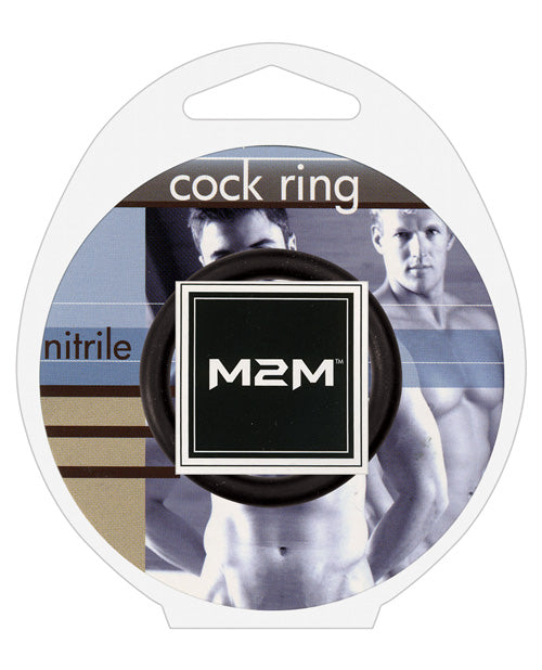 M2M 1.5" Nitrile Cock Ring - Black