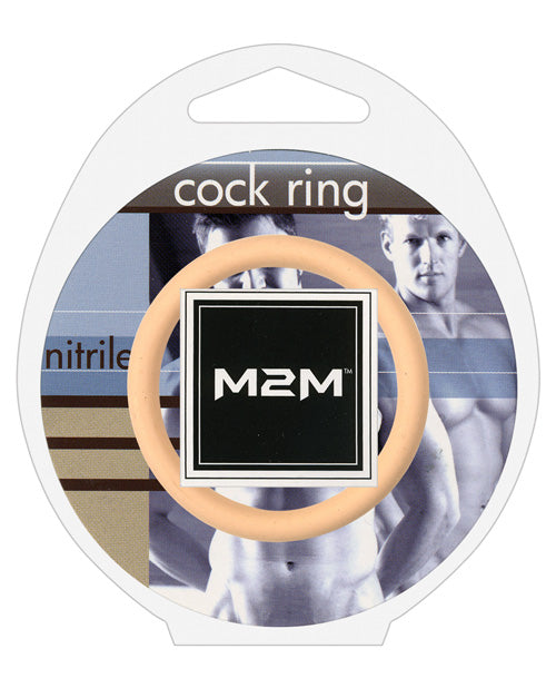 M2M 1.75" Nitrile Cock Ring - Nude