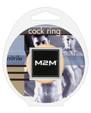 M2M 1.25" Nitrile Cock Ring - Nude