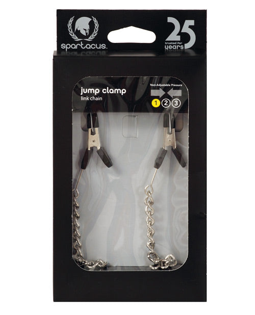 Spartacus Cable Nipple Clamps w-Silver Chain