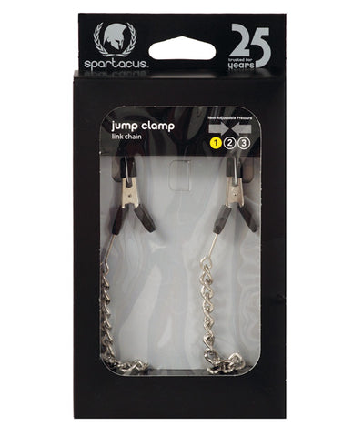 Spartacus Cable Nipple Clamps w-Silver Chain