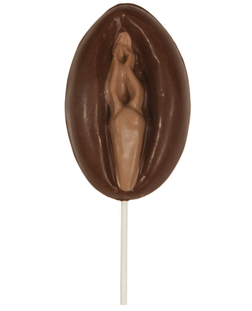 Large Pussy on a Stick - Milk Chocolate