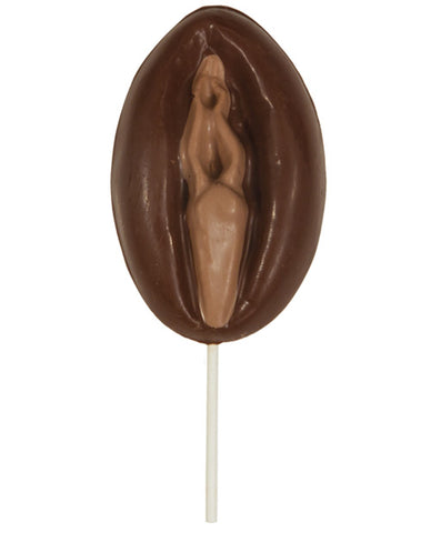 Large Pussy on a Stick - Milk Chocolate