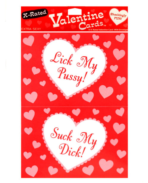 10 X-Rated Valentine Cards w-Envelopes