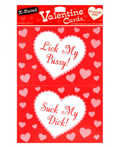 10 X-Rated Valentine Cards w-Envelopes