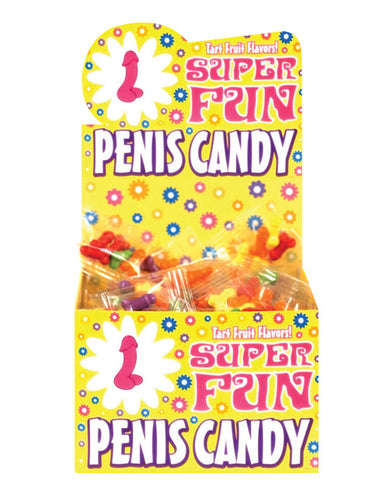 Super Fun Penis Candy - 5 pcs Per Bag Display of 100