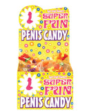 Super Fun Penis Candy - 5 pcs Per Bag Display of 100
