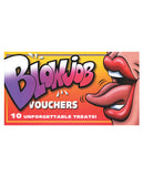 Blowjob Vouchers - Book of 10