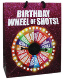 Birthday Wheel of Shots....Spinner Gift Bag