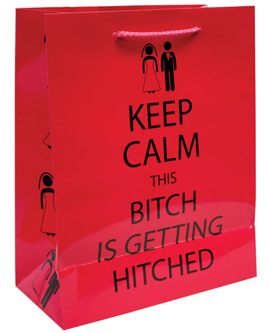 Keep Calm This Bitch is Getting Hitched Gift Bag