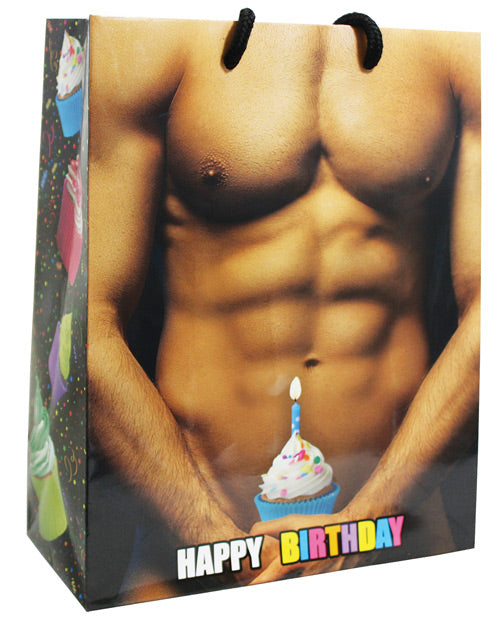 Happy Birthday! Man w-Cup Cake Gift Bag