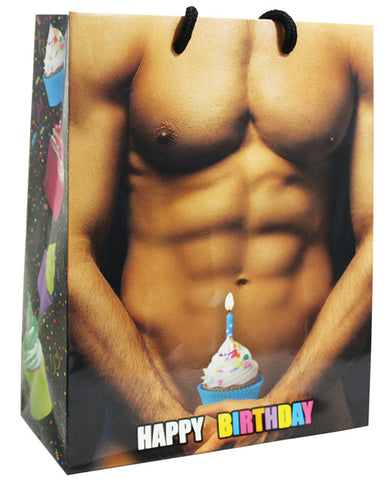 Happy Birthday! Man w-Cup Cake Gift Bag