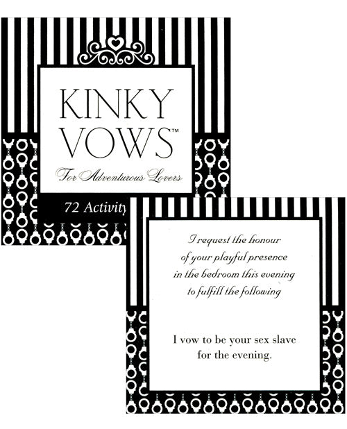 Kinky Vows for the Adventurous Lovers - 72 Activity Cards
