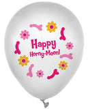 Bachelorette Floral Balloons - Asst. Sayings Pack of 8