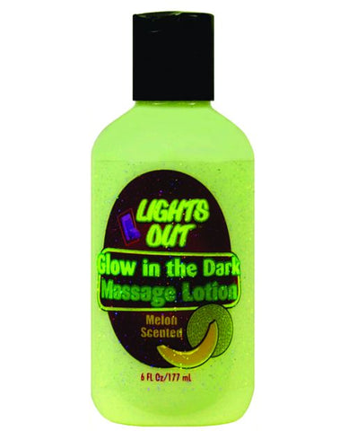 Lights Out Glow in the Dark Massage Lotion - 9 oz Melon