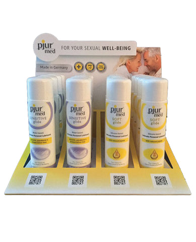 Pjur 2017 Med Soft & Med Sensitive Counter Display - Asst. Display of 16