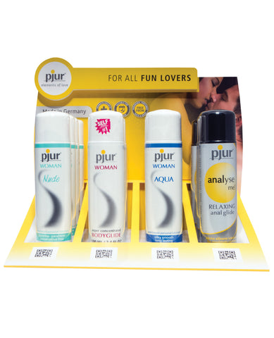 Pjur 2017 Best Sellers Counter Display - Asst. Yellow Display of 16