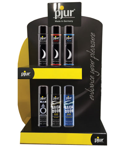 Pjur 2017 Black Bottle Counter Display - Asst. Display of 36