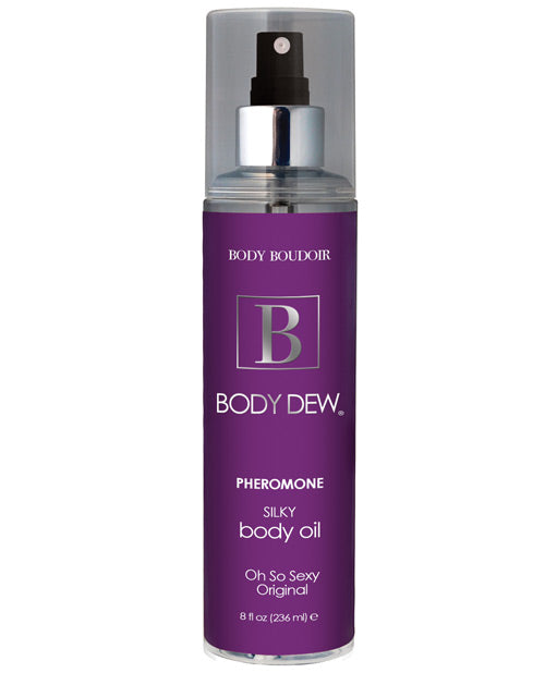 Body Dew Silky Body Oil w-Pheromones - 8 oz Original