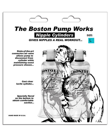 Boston Pump Works Nipple Cylinders 1 " - Pair