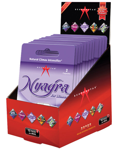 Nyagra Female Climax Intensifier - Pack of 2 Display of 12