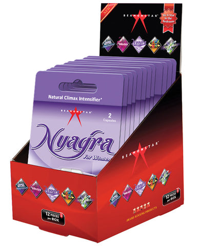 Nyagra Female Climax Intensifier - Pack of 2 Display of 12