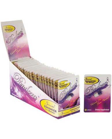 New Pandora Sexual Enhancer for Women - 1 Capsule Blister Display of 24