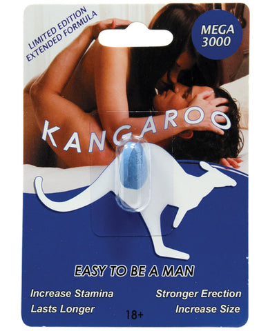 Kangaroo MEGA 3000 for Men - 1 Capsule Display of 36