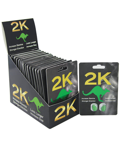 Kangaroo 2K for Men - 2 Capsule Blister Display of 36