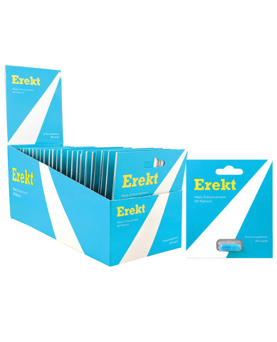 Erekt Sexual Supplement for Men - 1 Capsule Blister Display of 48