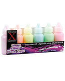 Brand X Liquid Latex Fluorscent Pack - 1 oz Asst. Pack of 6