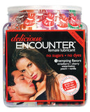Encounter Female Flavored Lubricant - Asst. Flavors Bowl of 120