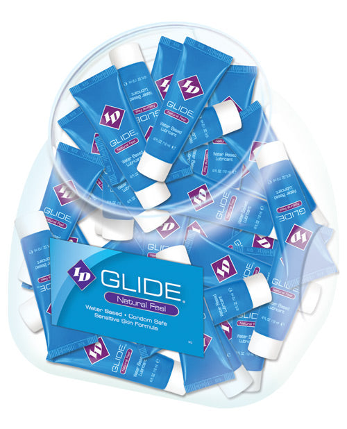 ID Glide Water Based Lubricant - 12 g Tube Bowl of 72