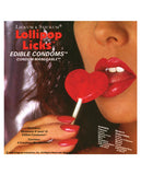 Lollipop Licks Edible Condoms - Asst. Flavors Box of 4
