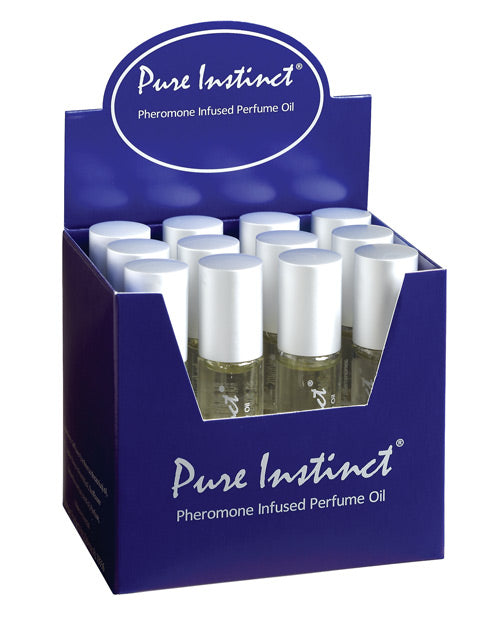 Pure Instinct Sex Attractant Roll On - Display of 12