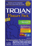 Trojan Pleasure Condoms - Asst. Box of 12
