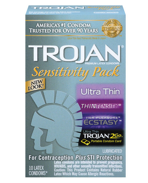 Trojan Sensitivity Pack Condoms - Box of 10