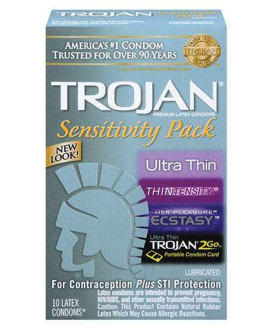 Trojan Sensitivity Pack Condoms - Box of 10