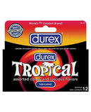 Durex Tropical Color & Scents Condoms  - Box of 12