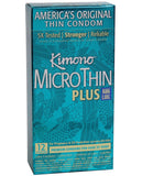 Kimono Micro Thin Aqua Lube Condom - Box of 12