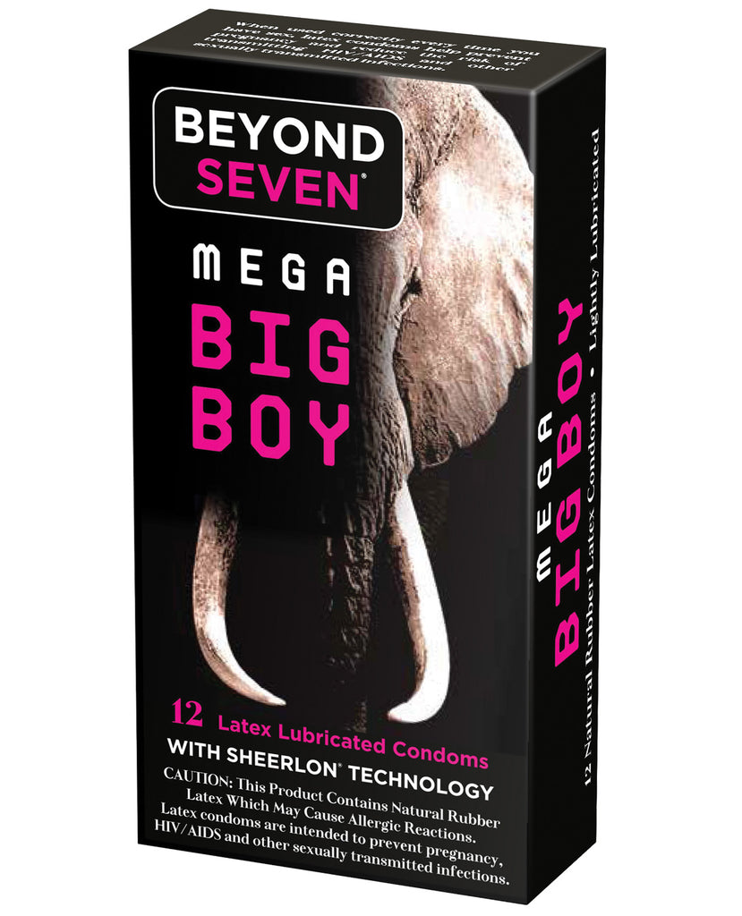 Beyond Seven Mega Big Boy Condom - Pack of 12