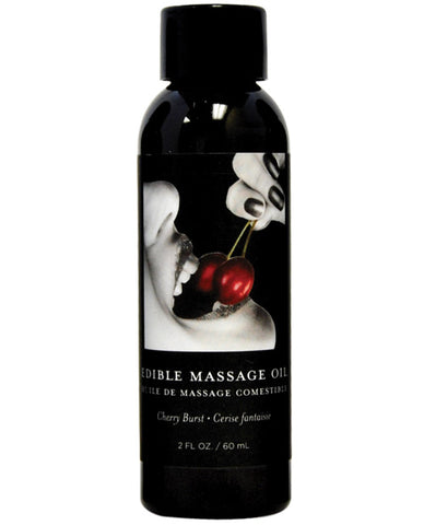 Earthly Body Edible Massage Oil - 2 o Cherry