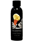 Earthly Body Edible Massage Oil - 2 o Vanilla