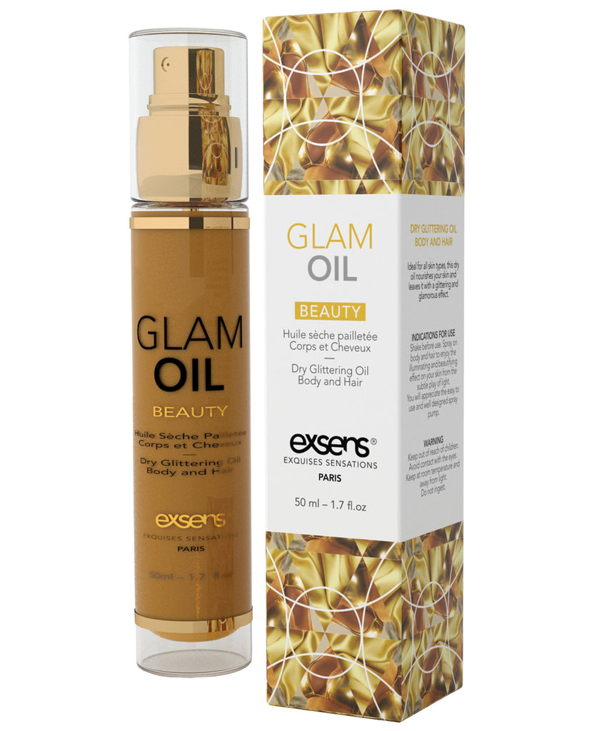 EXSENS of Paris Beauty Glam Oil w-Glitter
