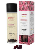 EXSENS of Paris Organic Massage Oil w-Stones - Garnet Argan