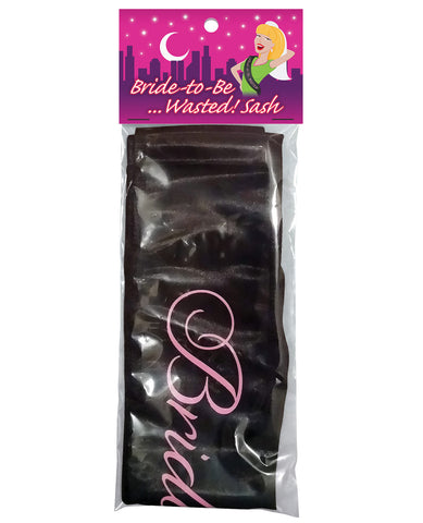 Bride to Be Wasted Sash