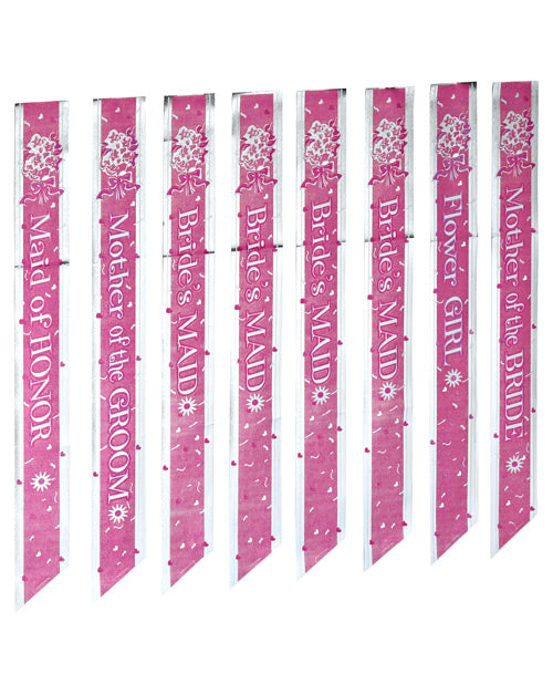 Bride to Be Bridal Party Sash Set - Set of 8