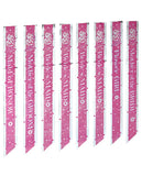 Bride to Be Bridal Party Sash Set - Set of 8