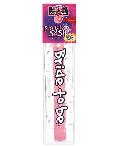 Bride to Be Flashing Sash