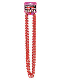 Bachelorette Outta Control Beads - Metallic Red Pack of 6